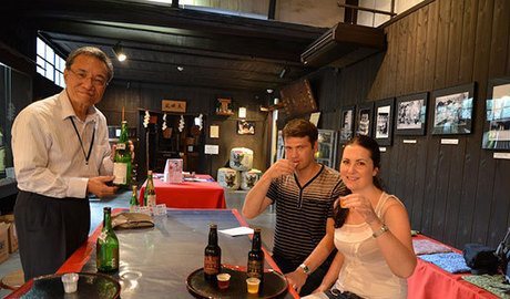 Sake brewery in Kyoto